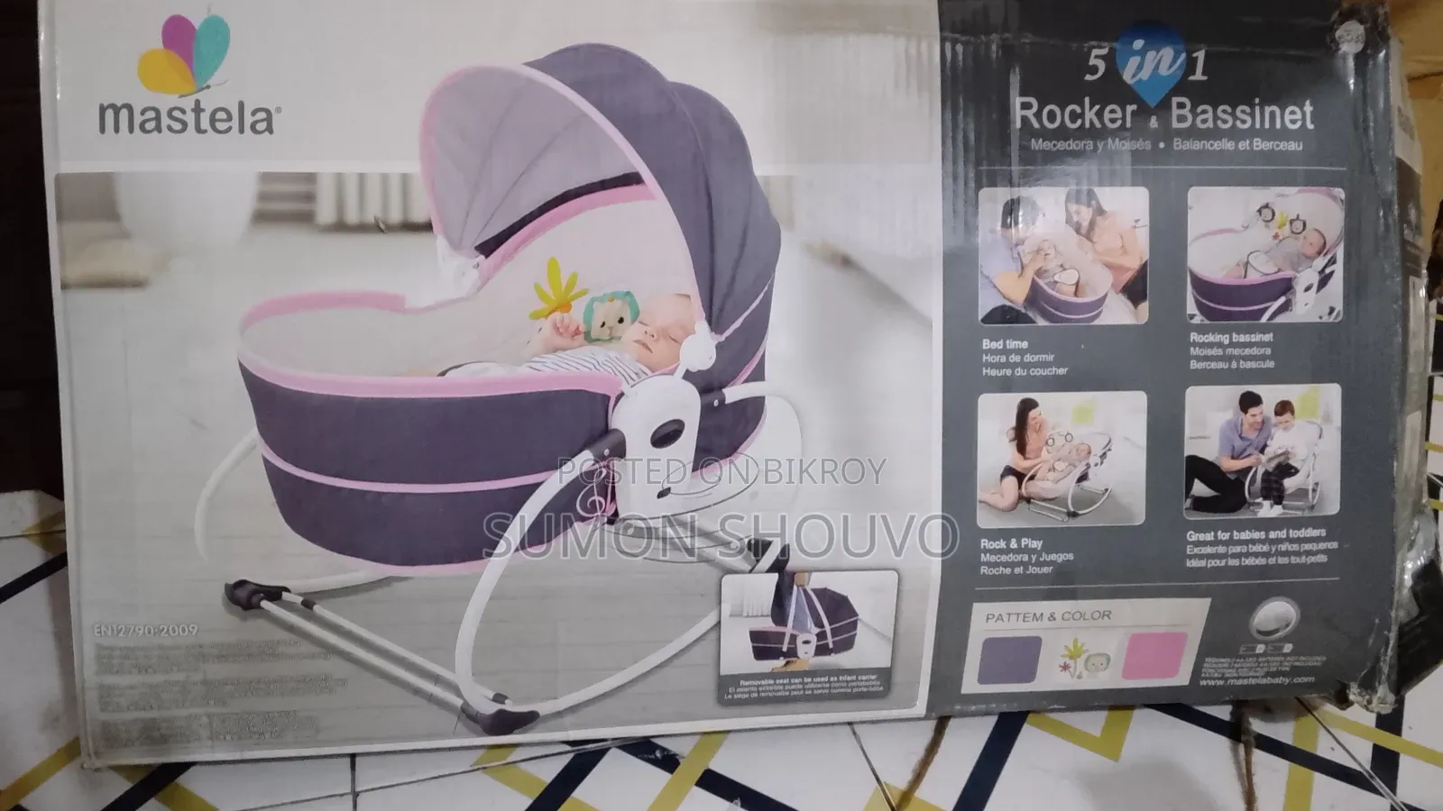 Mastela 5 in 1 Rocker & Bassinet for Sale (Good Condition)