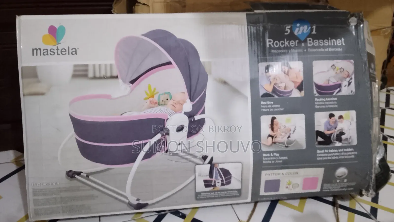 Mastela 5 in 1 Rocker & Bassinet for Sale (Good Condition)