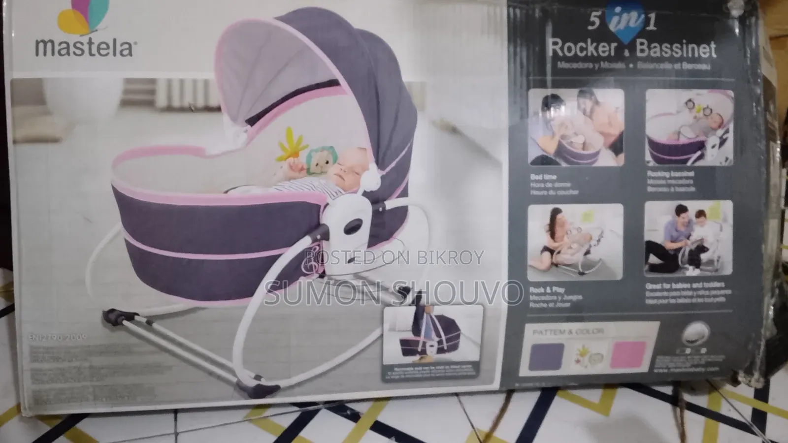 Mastela 5 in 1 Rocker & Bassinet for Sale (Good Condition)