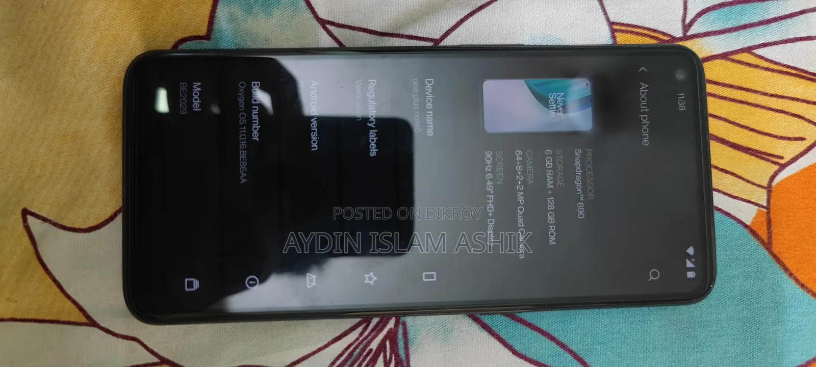 OnePlus Nord N10 5G 128 GB Black