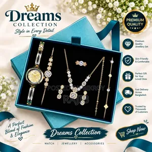Premium Touch Watch & Jewelry Gift Set