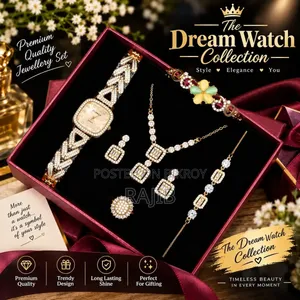 Premium Touch Watch & Jewelry Gift Set