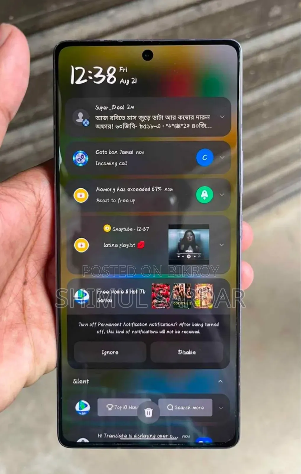 Infinix Note 50 Pro 256 GB Purple