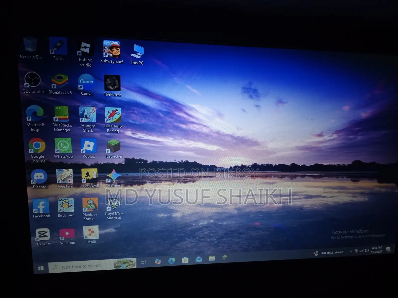 Gigabyte GA-H110MSTX-HD3-ZK 8GB Intel Core i5 HDD+SSD 1TB