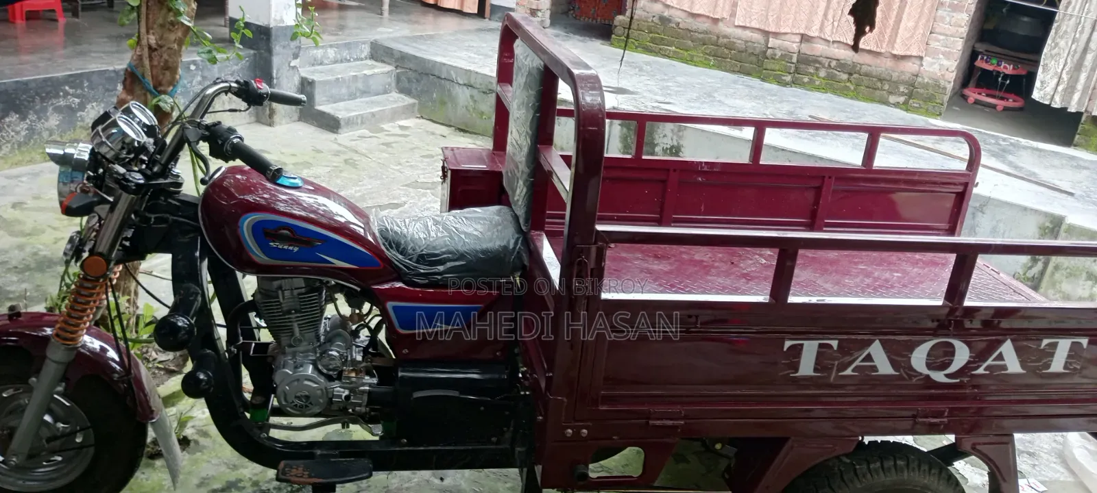নতুন ট্রাইসাইকেল ২০২৬ লাল