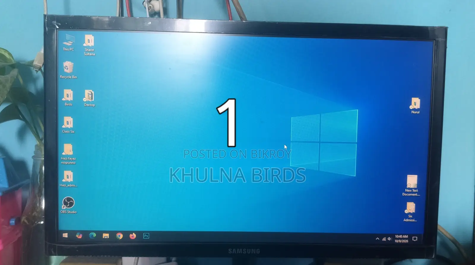 Samsung 19" LED Computer Monitor (S19F350HN)