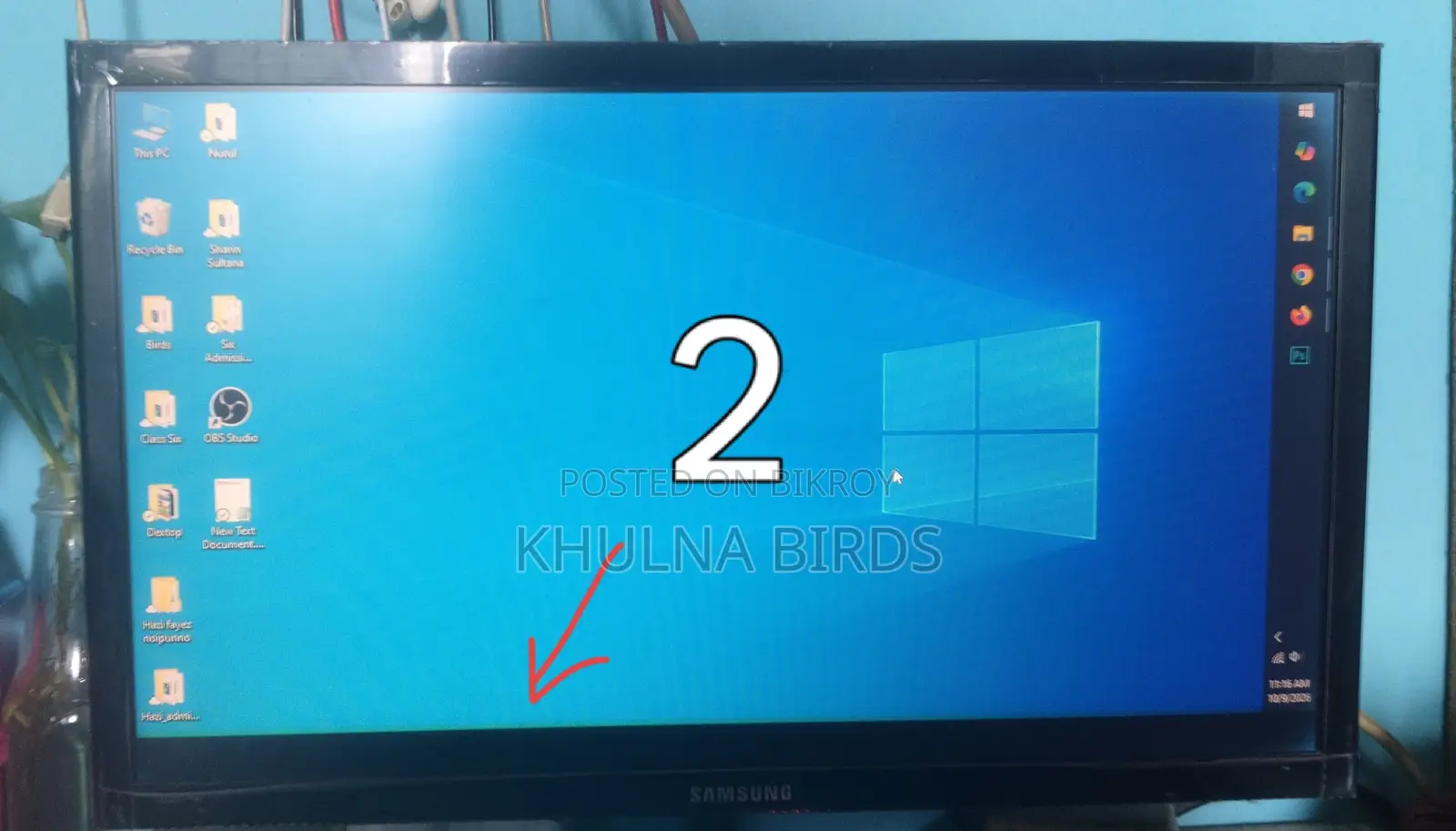 Samsung 19" LED Computer Monitor (S19F350HN)