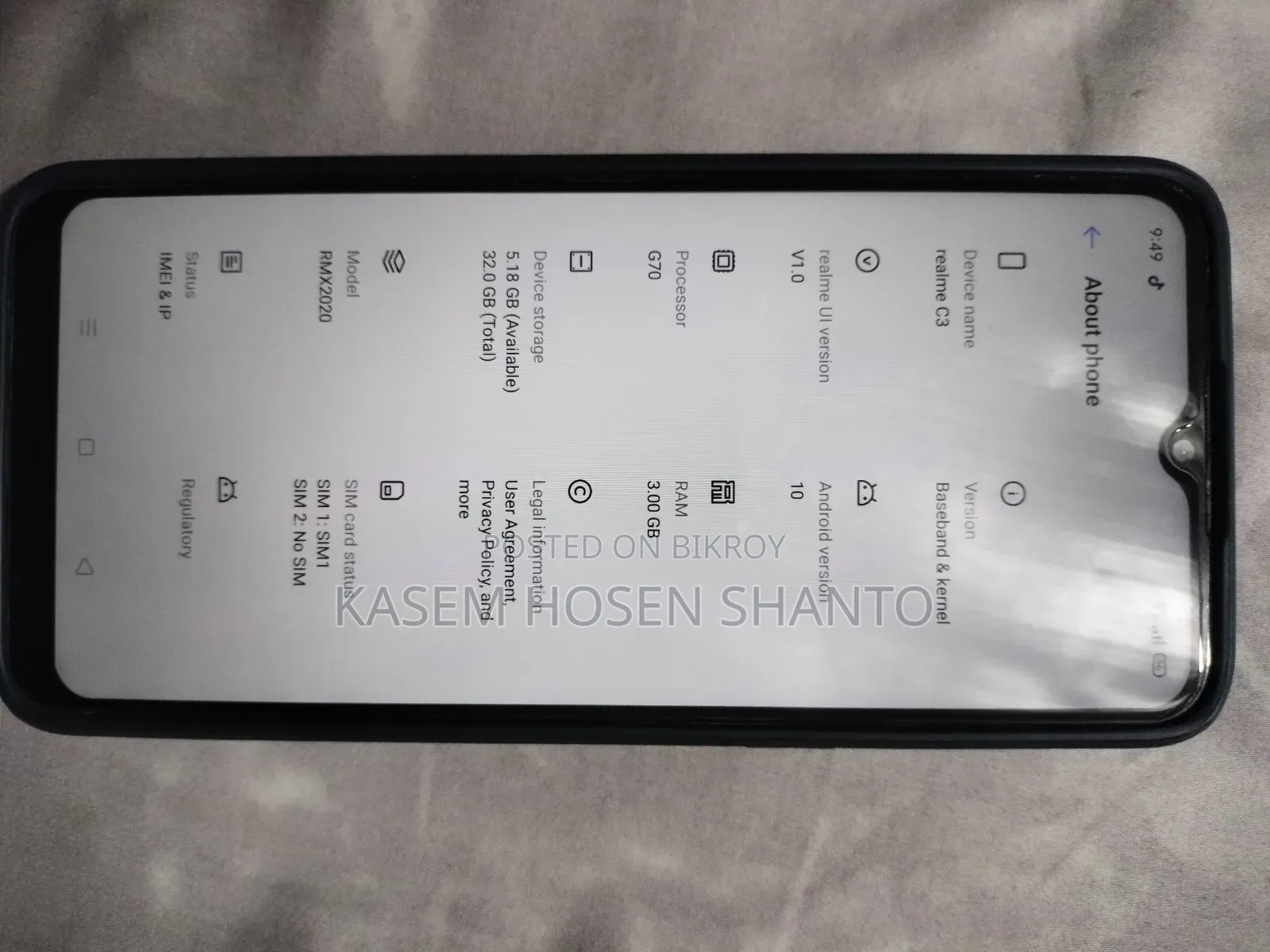 Realme C3 32 GB Graphite