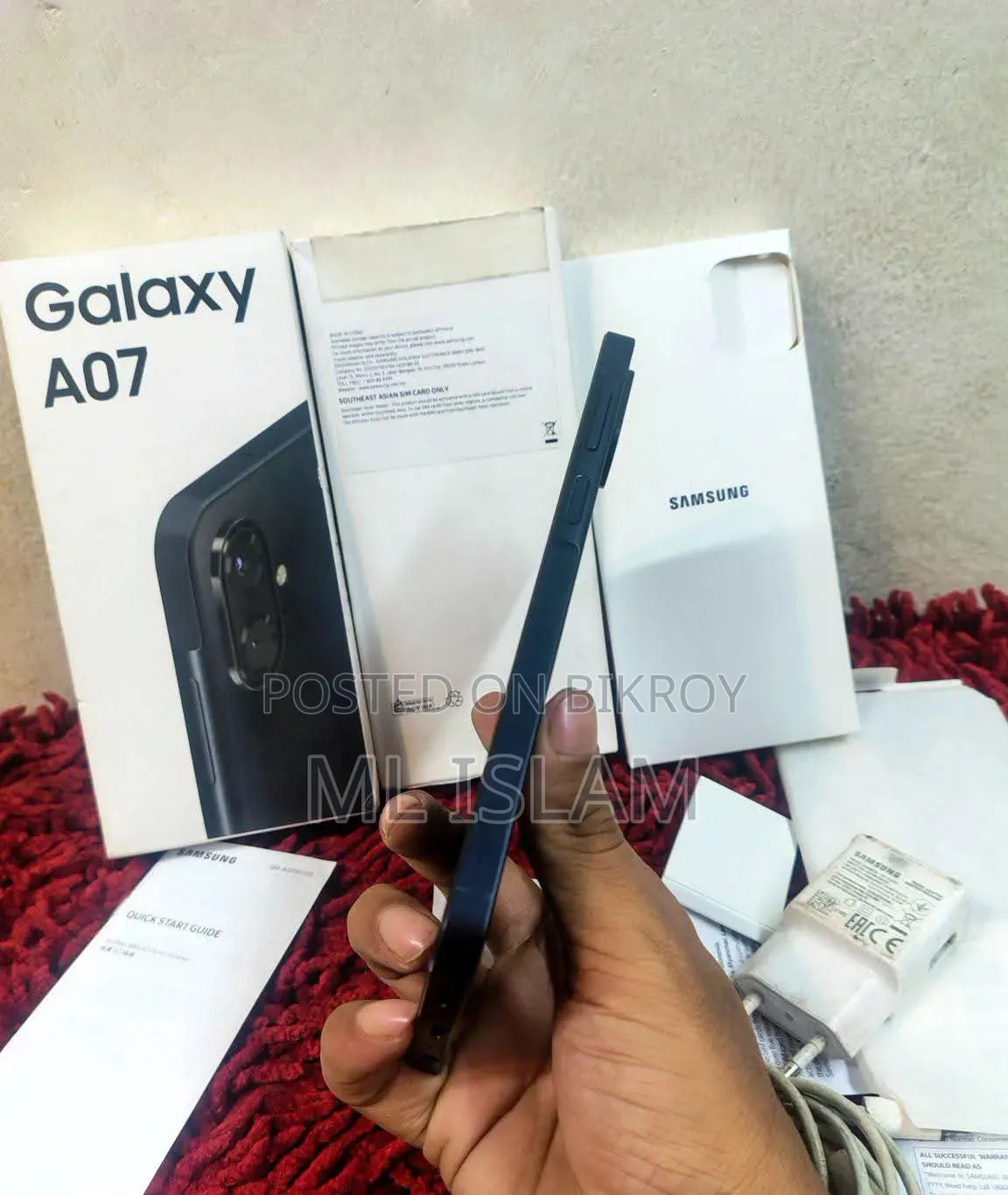 Samsung Galaxy A07 256 GB Black