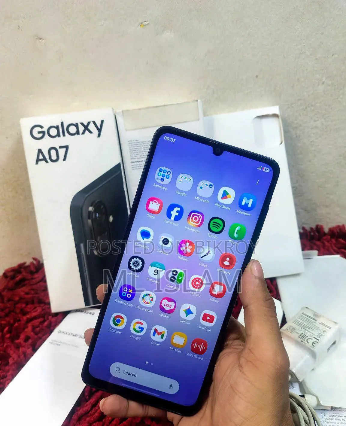 Samsung Galaxy A07 256 GB Black