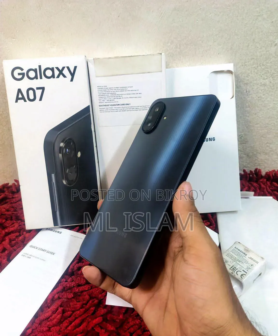 Samsung Galaxy A07 256 GB Black