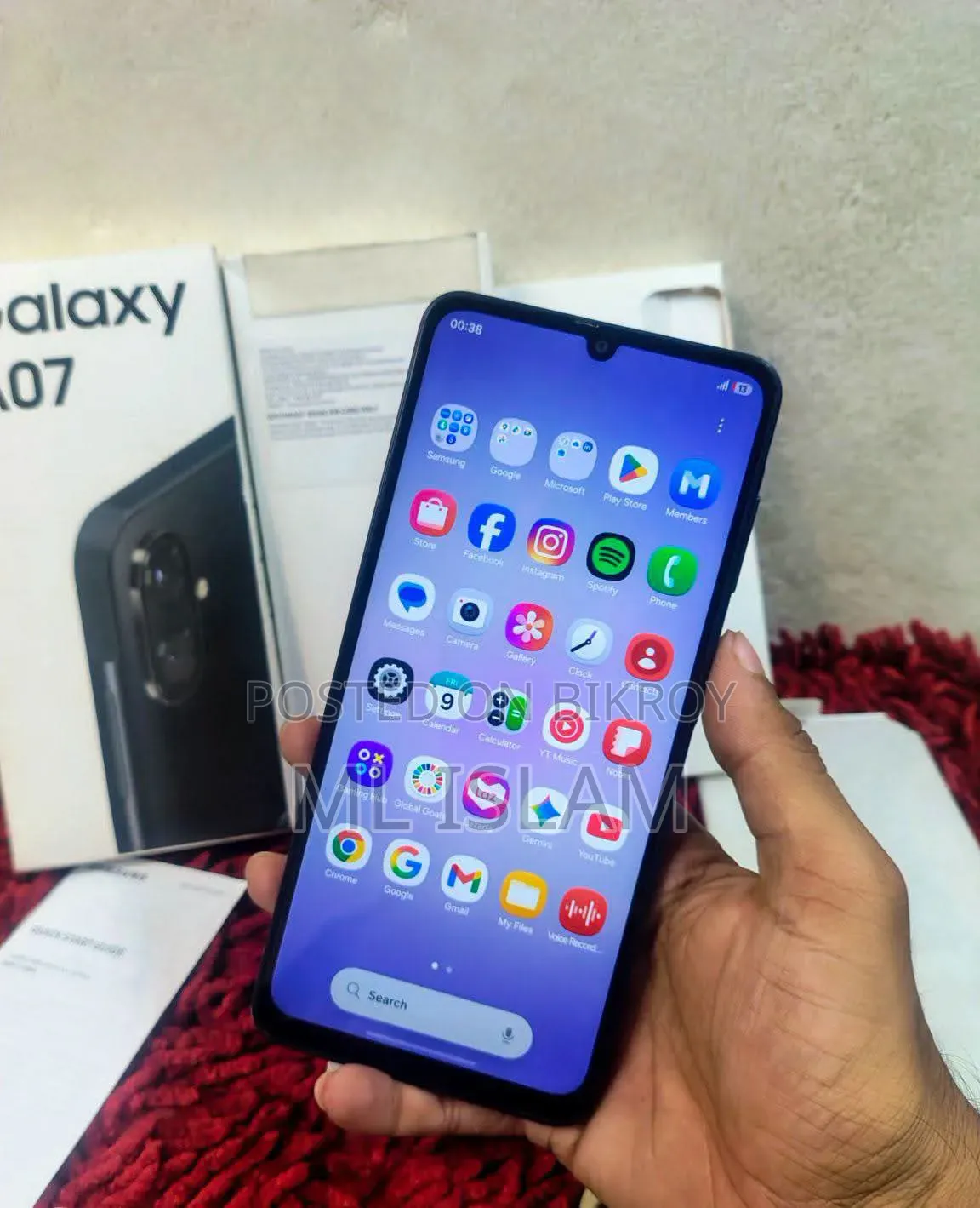 Samsung Galaxy A07 256 GB Black
