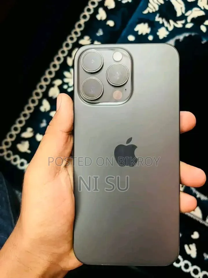 অ্যাপল আইফোন ১৫ প্রো ম্যাক্স ২৫৬ জিবি ব্ল্যাক