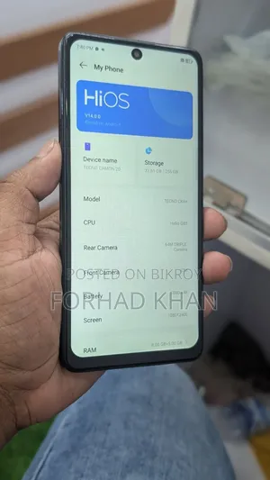 Tecno Camon 20 256 GB Blue