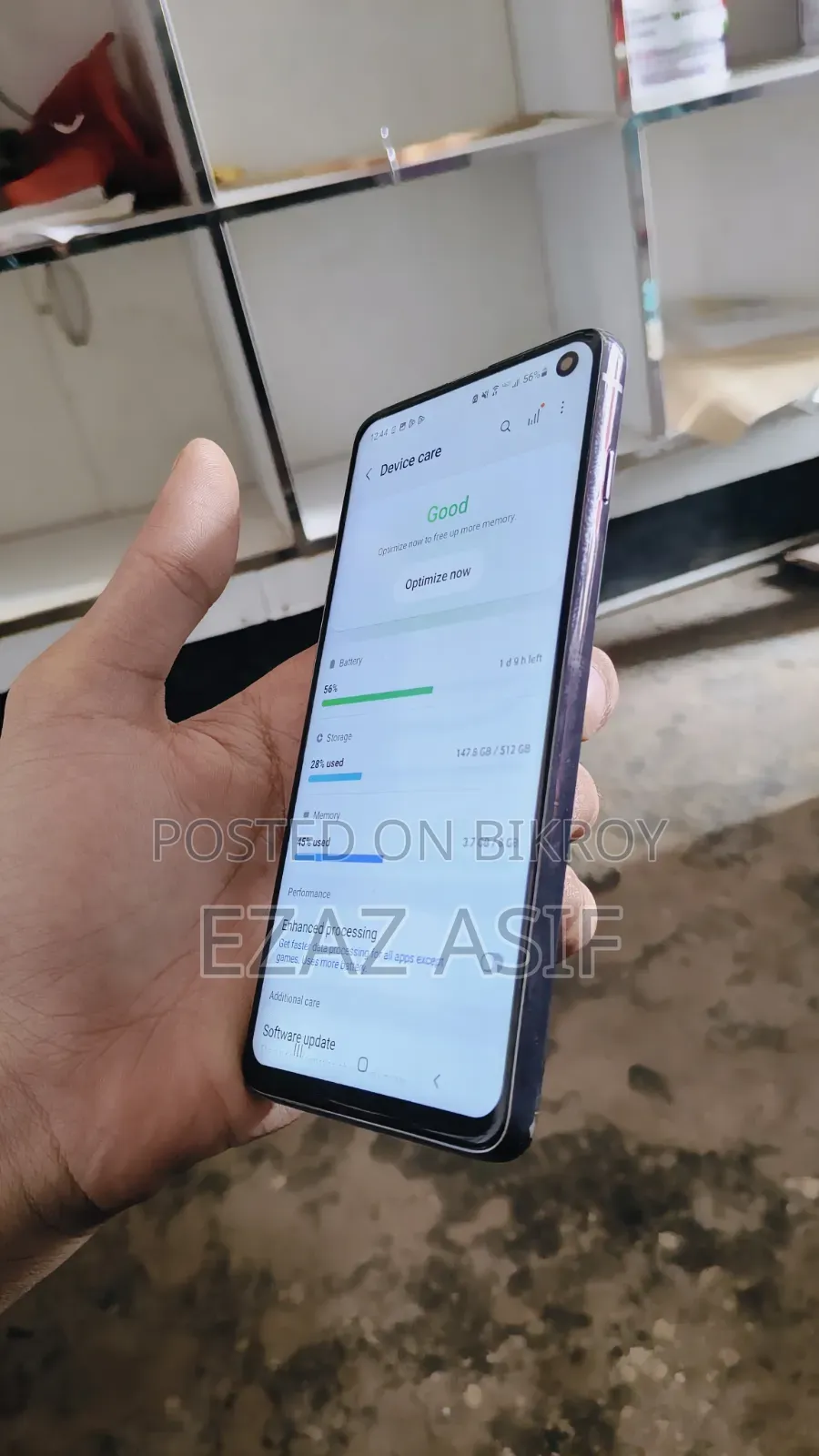 Samsung Galaxy S10 512 GB Blue