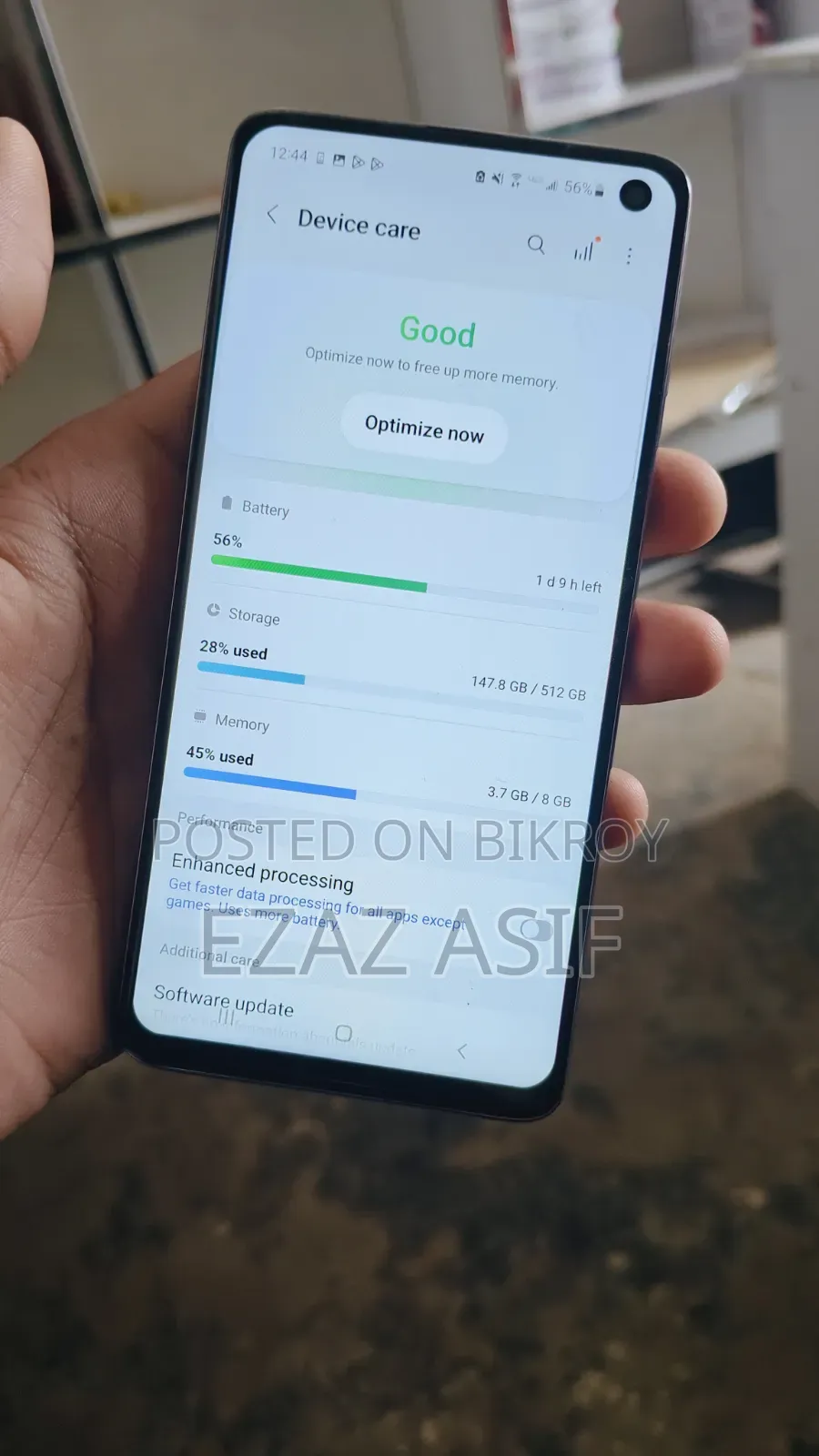Samsung Galaxy S10 512 GB Blue