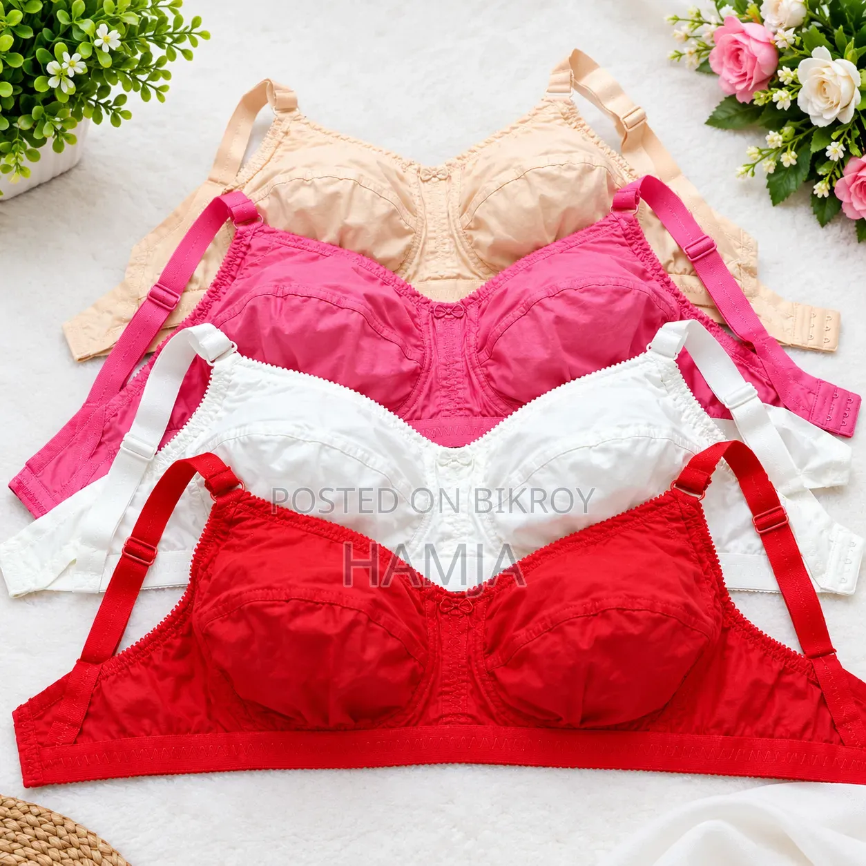 Cotton Voile Fabric Bra