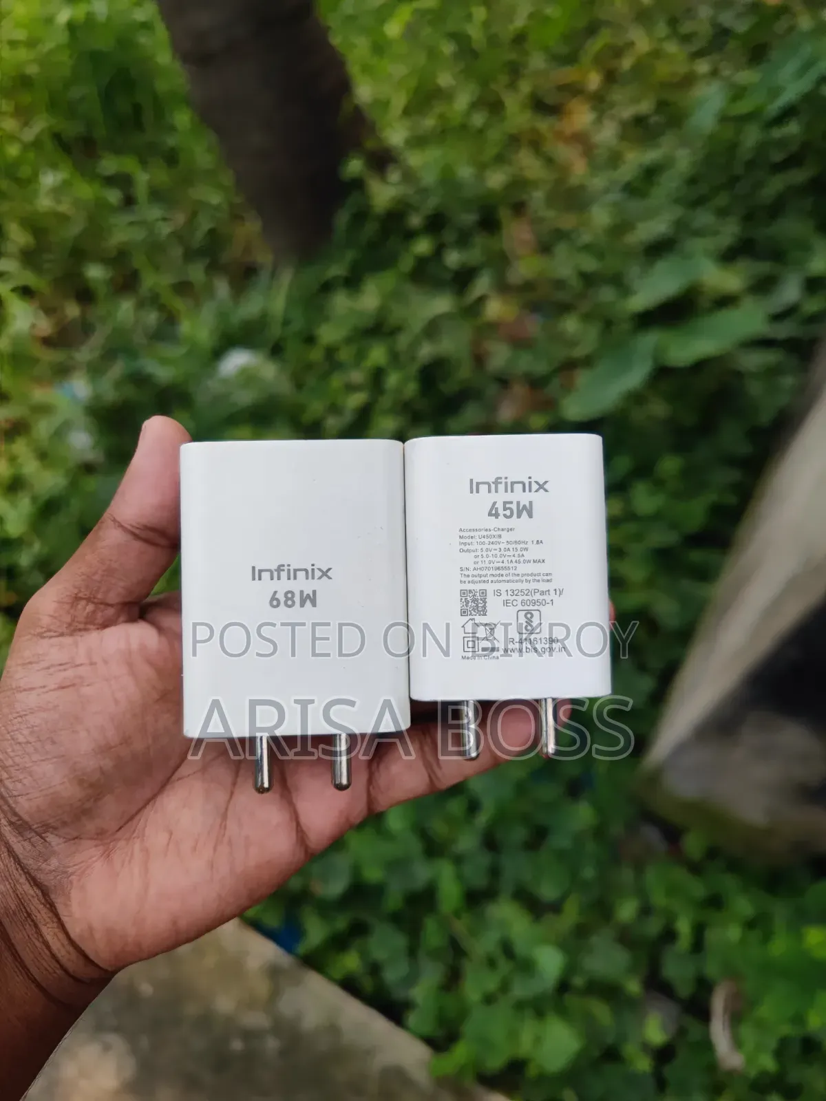 Infinix 68 What Charger