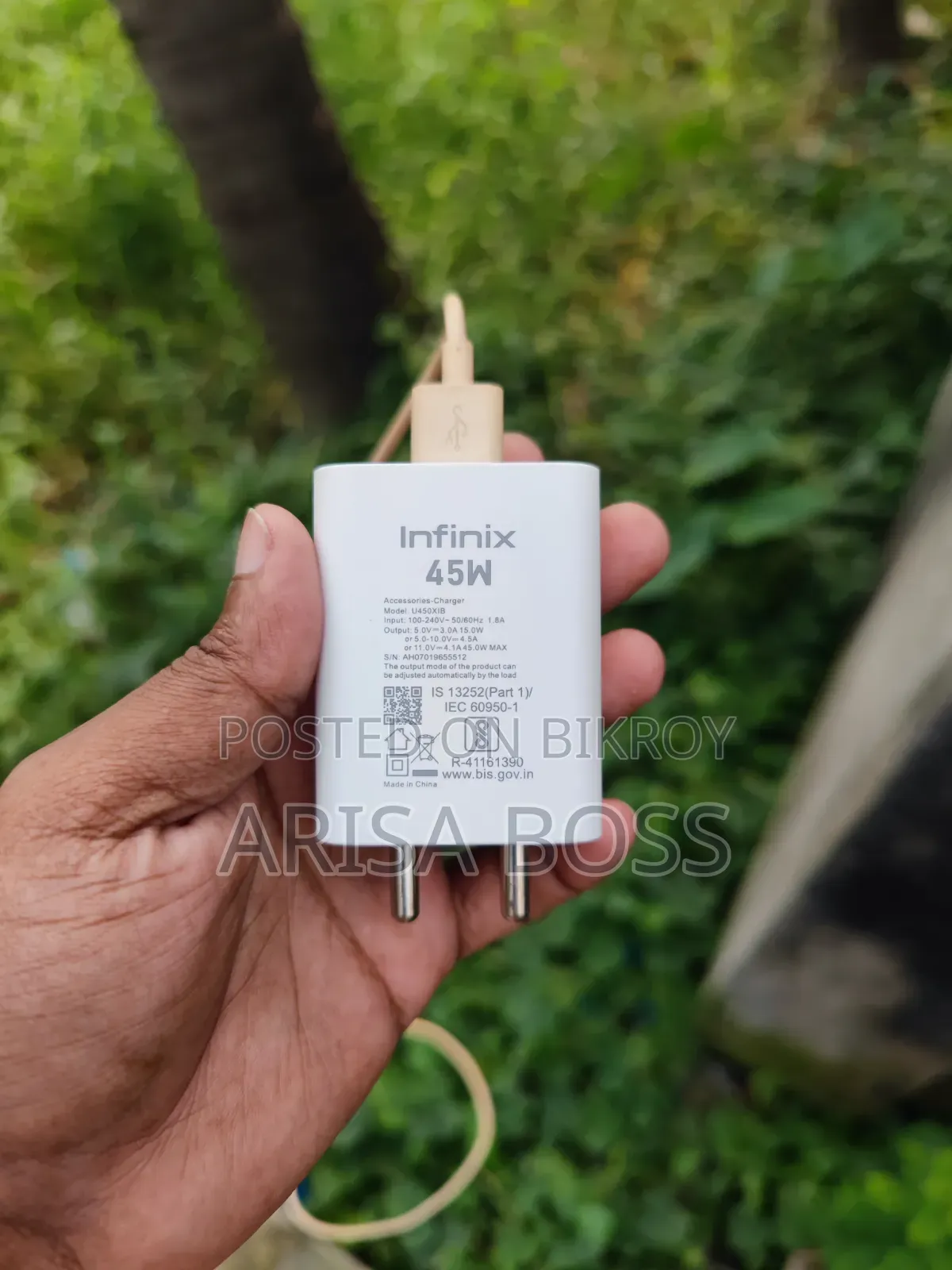 Infinix 68 What Charger