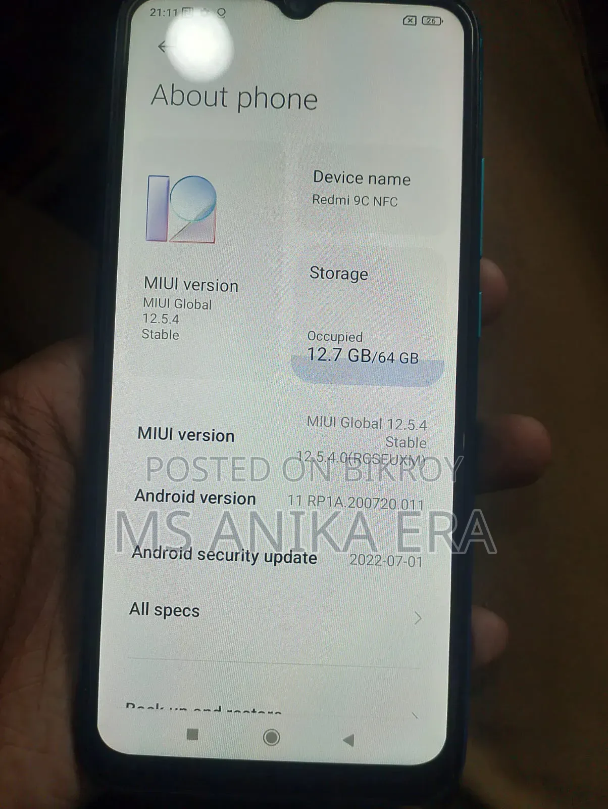 Xiaomi Redmi 9C 64 GB Blue