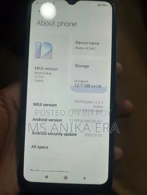 Xiaomi Redmi 9C 64 GB Blue
