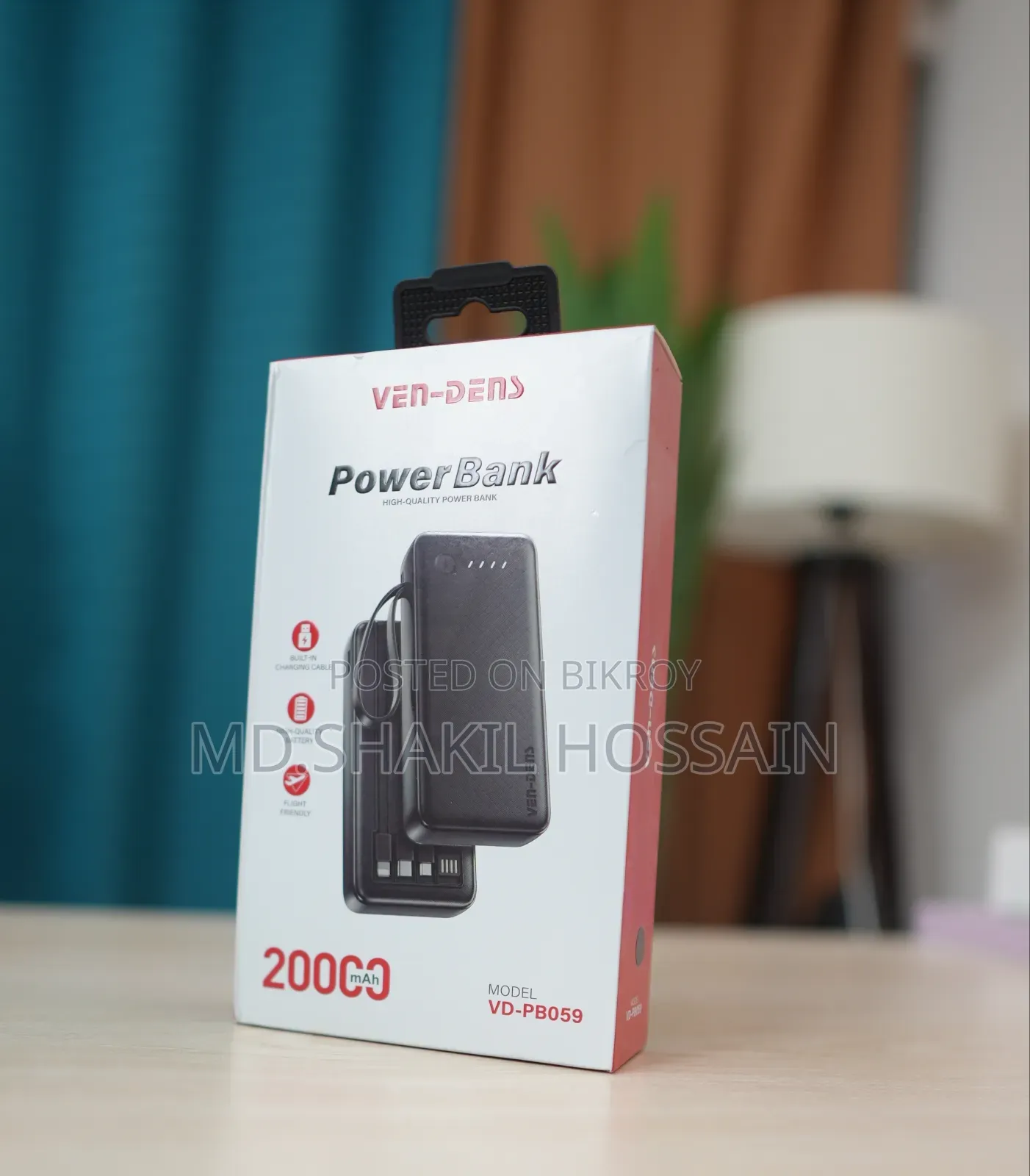 ভেন-ডেন্স ২০০০০mAh পাওয়ার ব্যাংক