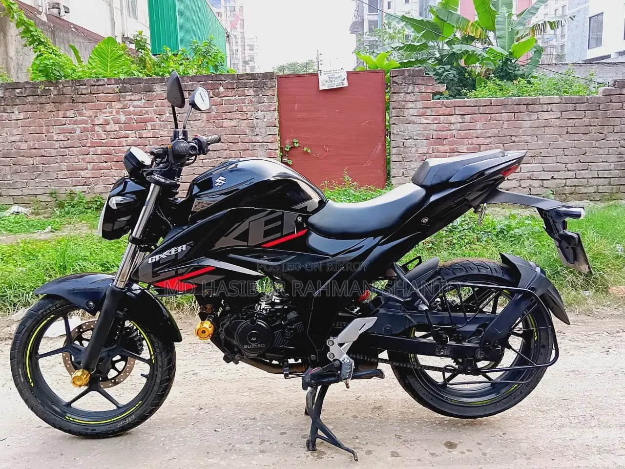 Suzuki Gixxer 2024 Black