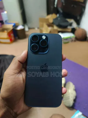 অ্যাপল আইফোন ১৫ প্রো ১২৮ জিবি ব্ল্যাক
