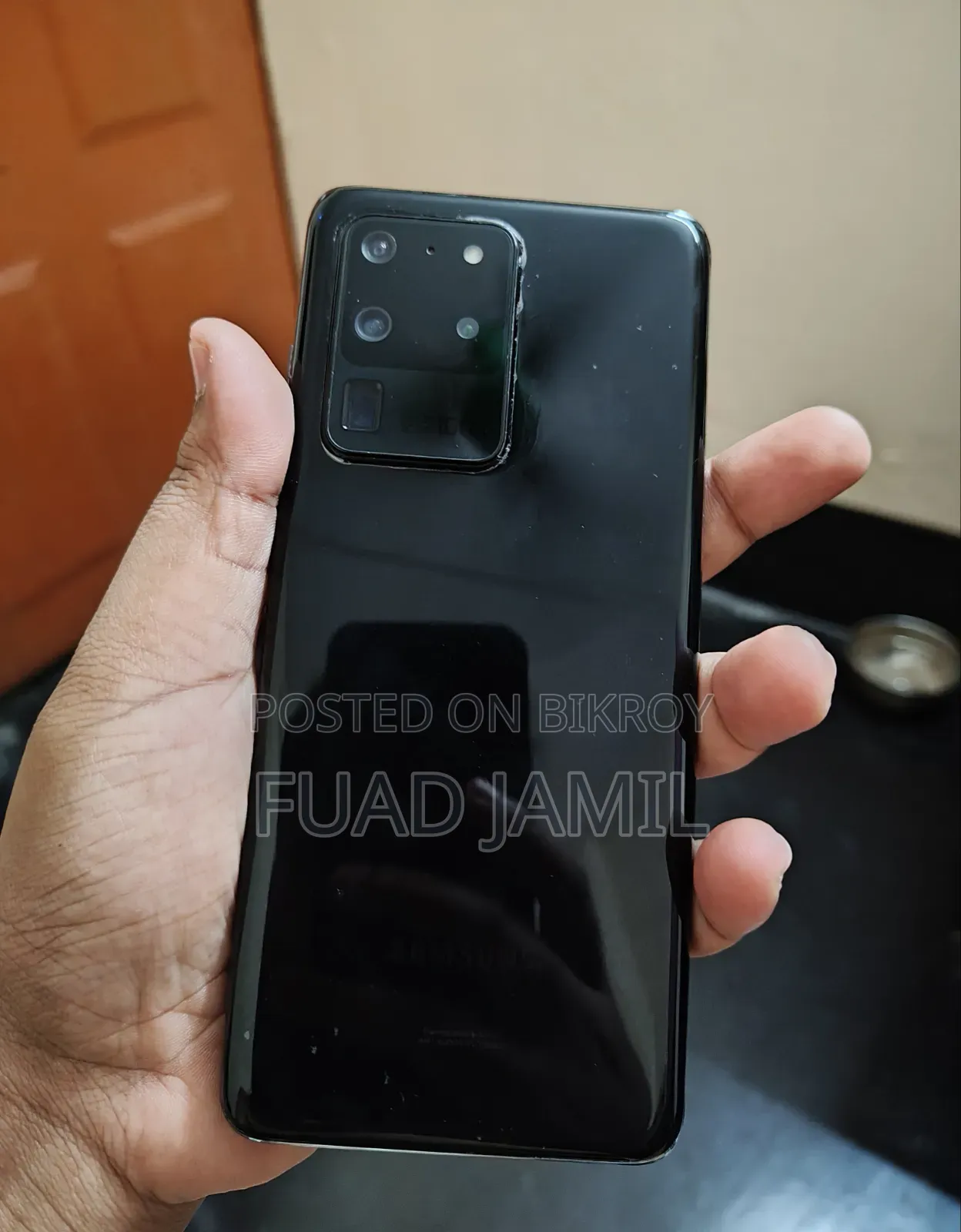 স্যামসাং গ্যালাক্সি এস২০ আল্ট্রা ৫জি ১২৮ জিবি কালো
