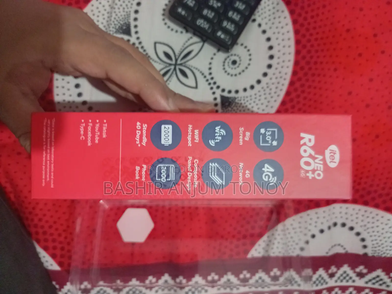 Itel it9320 16 GB Black