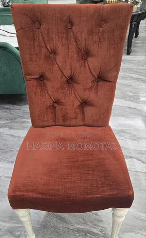 5 Foam Upholstered Wooden Chairs