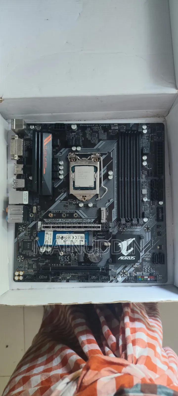 Auros B360M Motherboard+ Processor