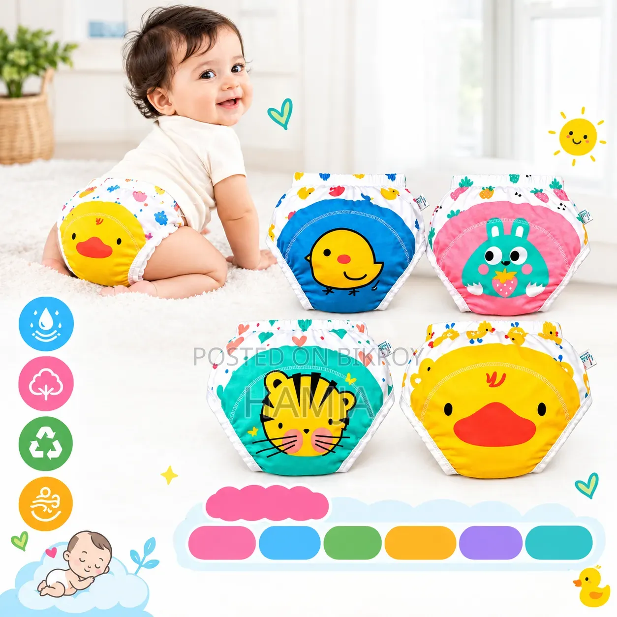 Baby Reuseable and Training Pant
