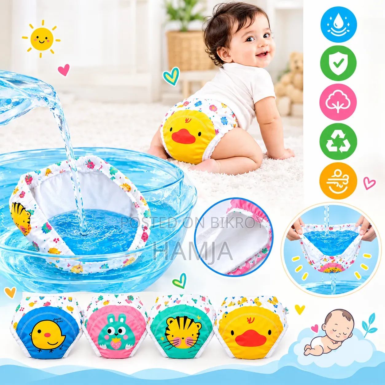 Baby Reuseable and Training Pant