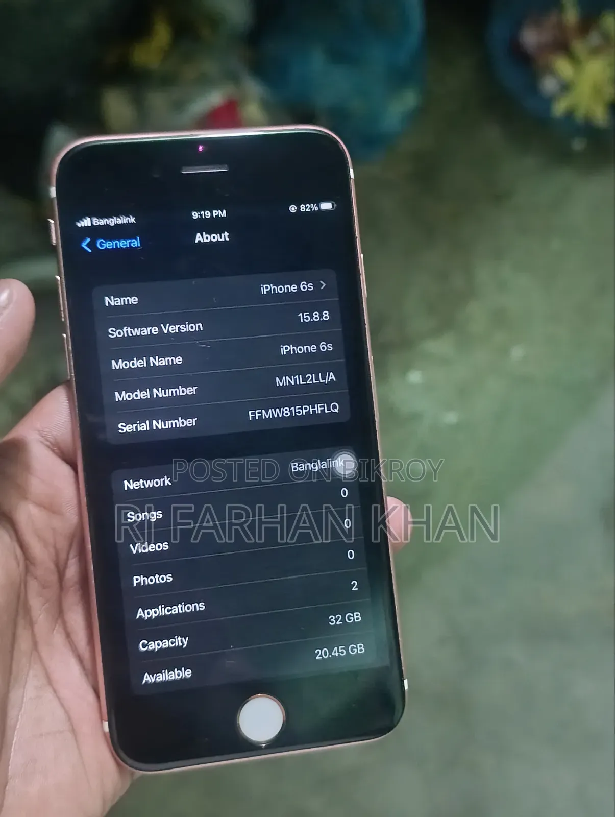 Apple iPhone 6s 32 GB Pink