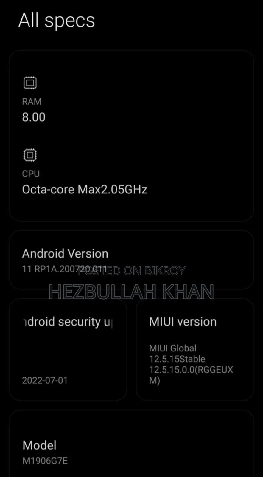 Xiaomi Redmi Note 8 Pro 128 GB Red