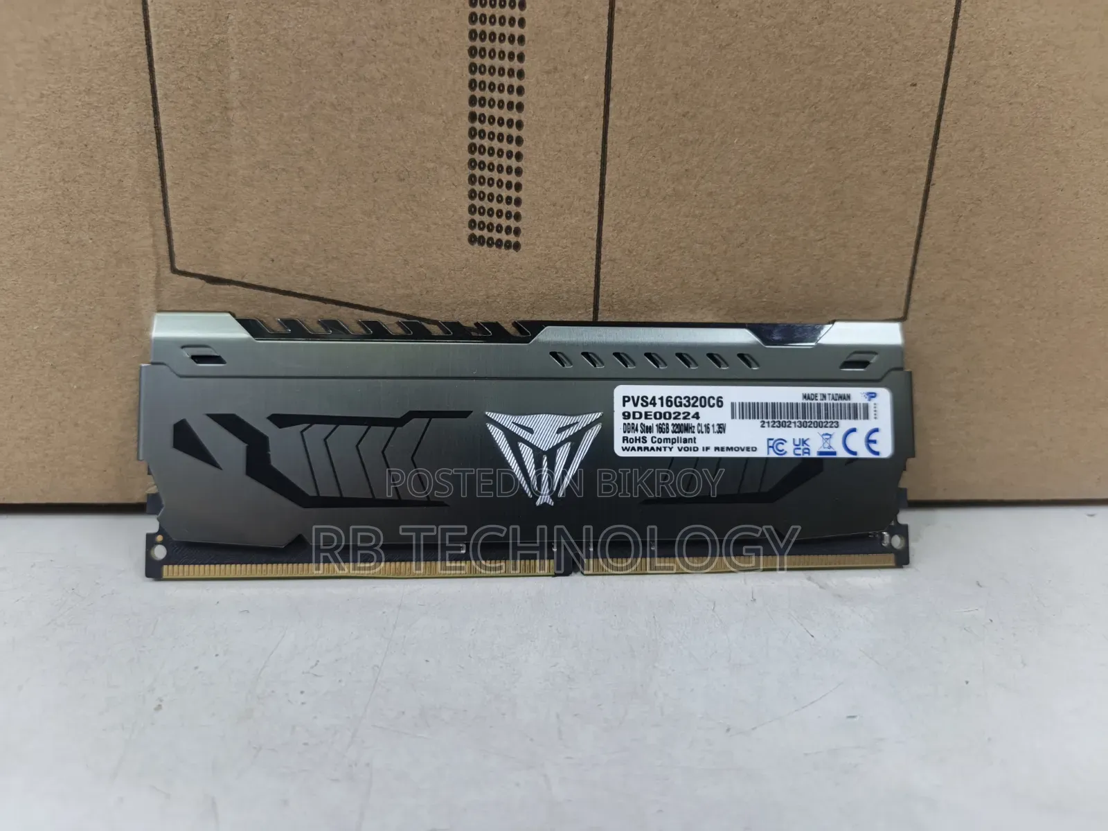 Patriot Viper 16GB DDR4-3200Mhz RAM 1 Year Warranty