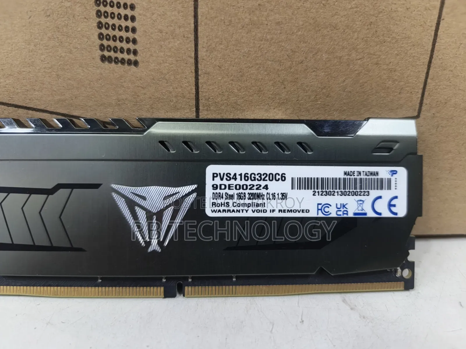 Patriot Viper 16GB DDR4-3200Mhz RAM 1 Year Warranty