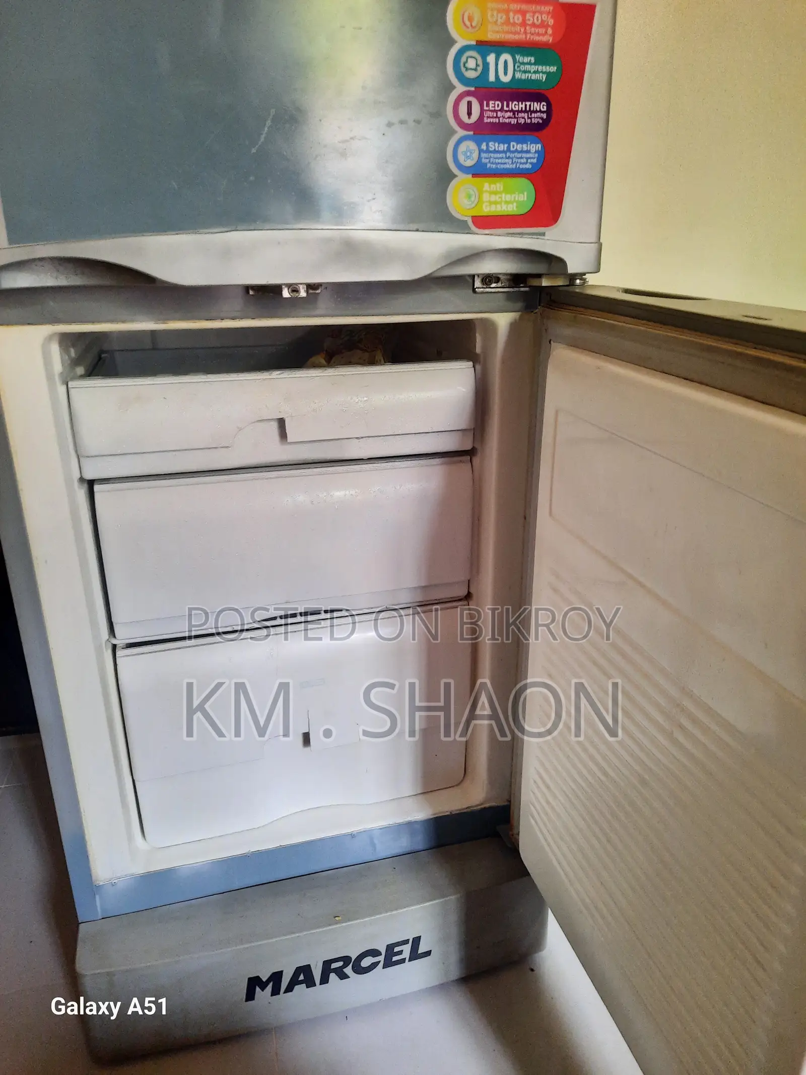 “Marcel Fridge for Sale – Compressor Damaged, Everything Else OK”