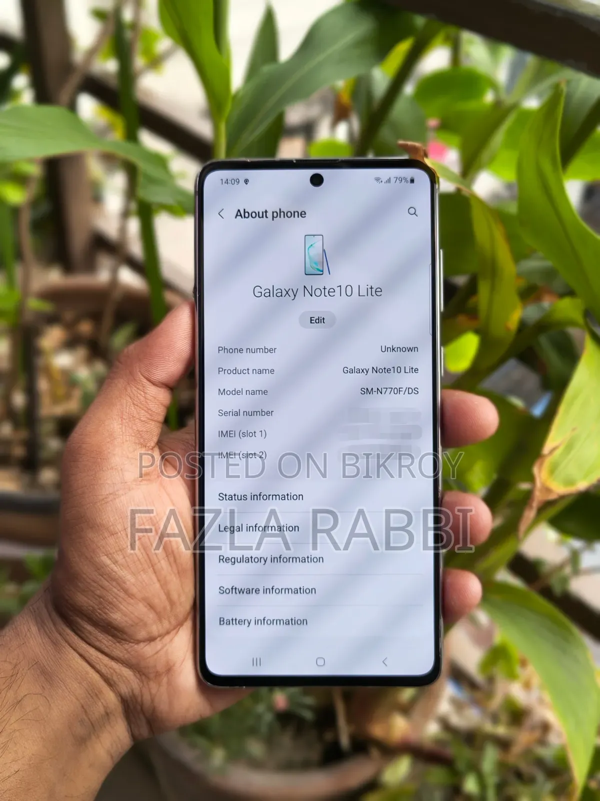 Samsung Galaxy Note 10 Lite 128 GB Red