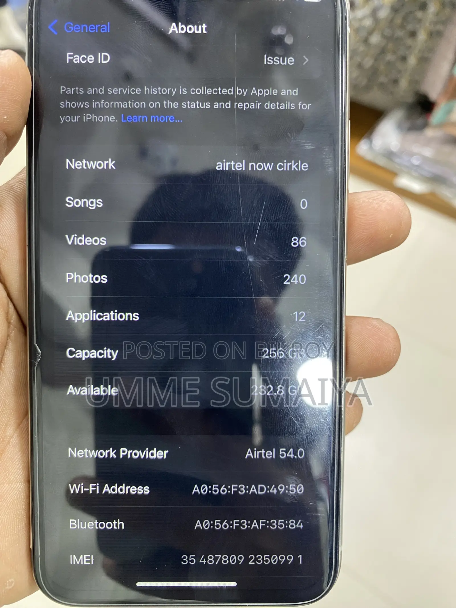 Apple iPhone X 256 GB White