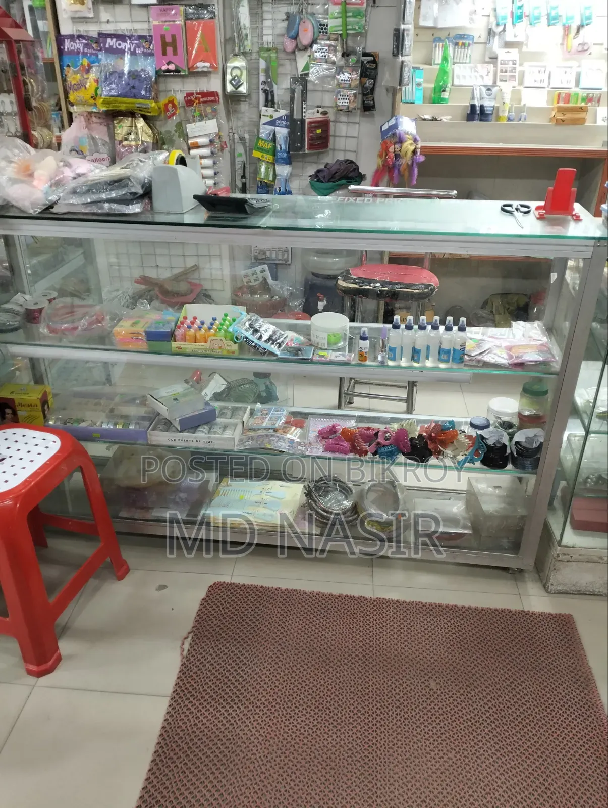 These racks and showcases will be sold, those who are interested to take please contact now