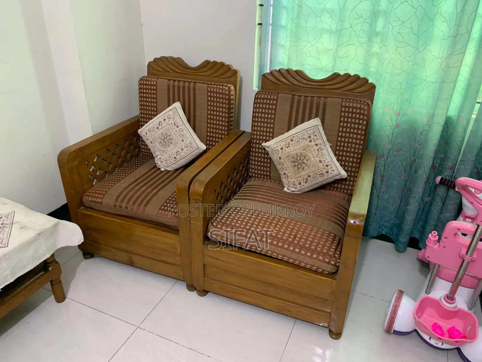 Teak Wood Sofa Set