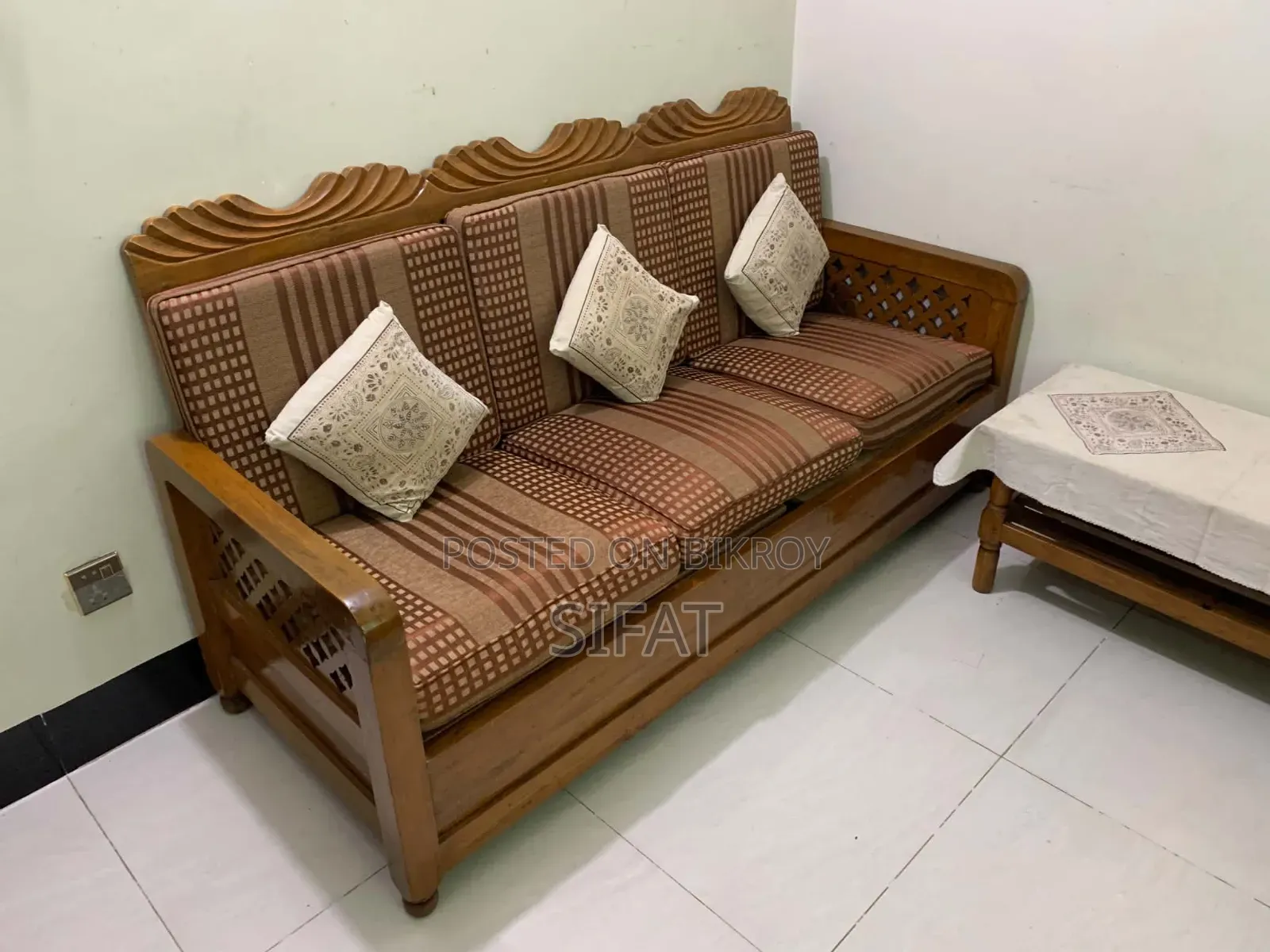 Teak Wood Sofa Set