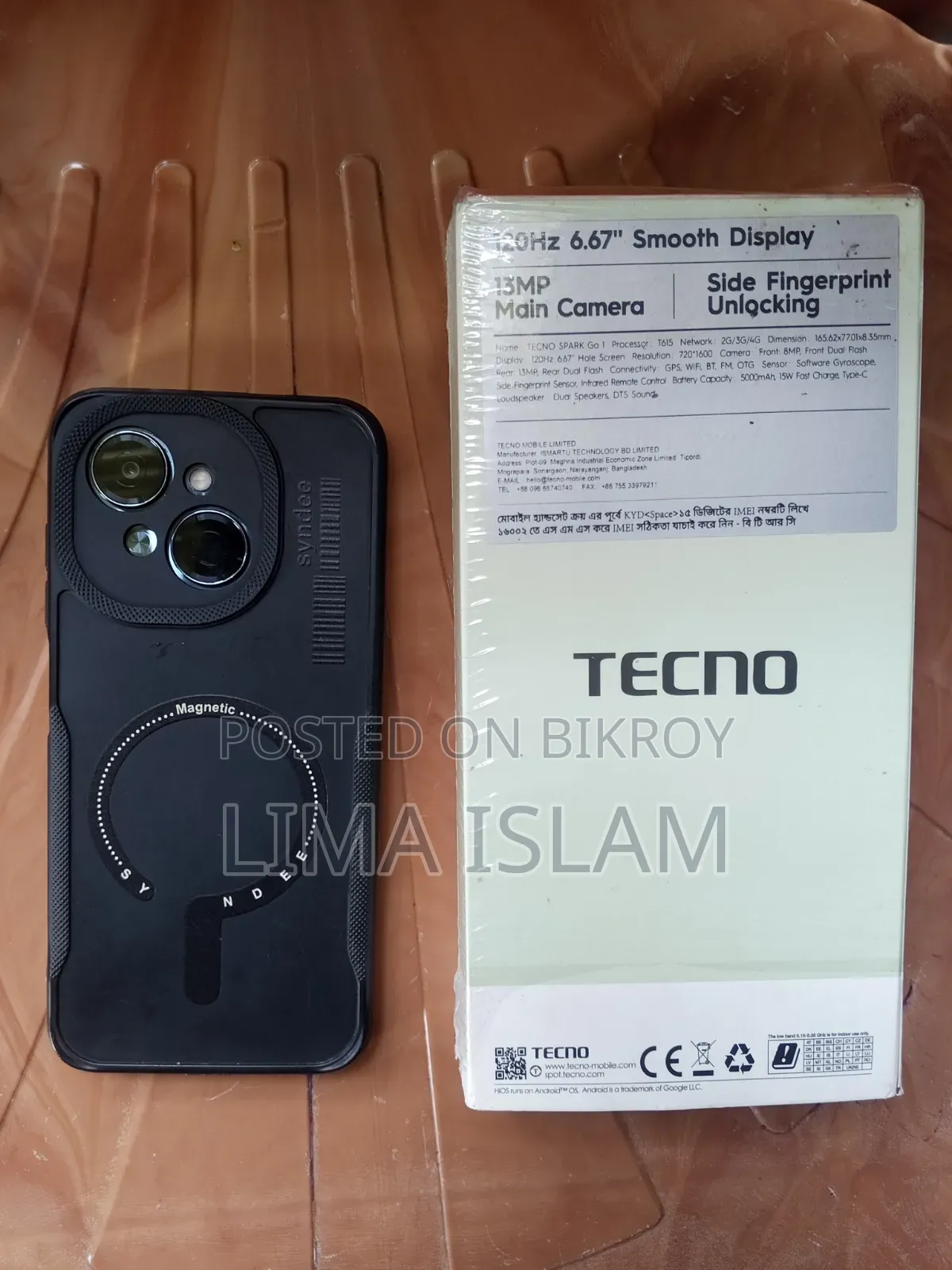 Tecno Spark Go 64 GB Black