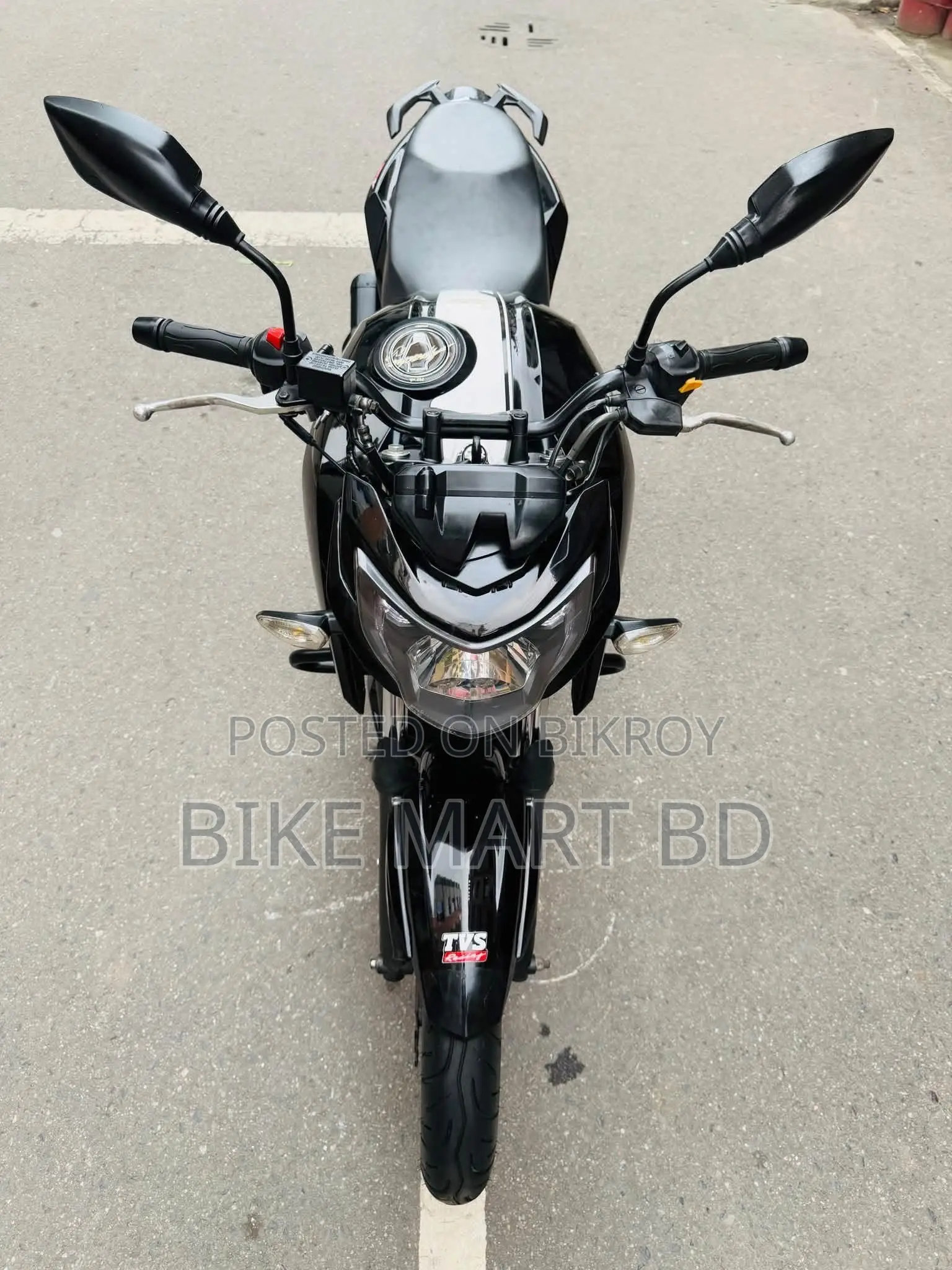 TVS Apache RTR 160 4V 2019 Black