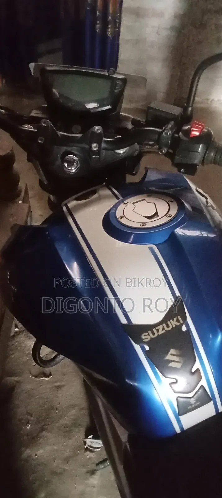 New TVS Apache RTR 160 4V 2024 Blue