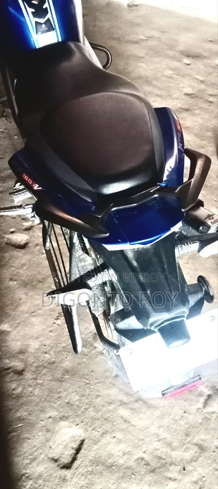 New TVS Apache RTR 160 4V 2024 Blue