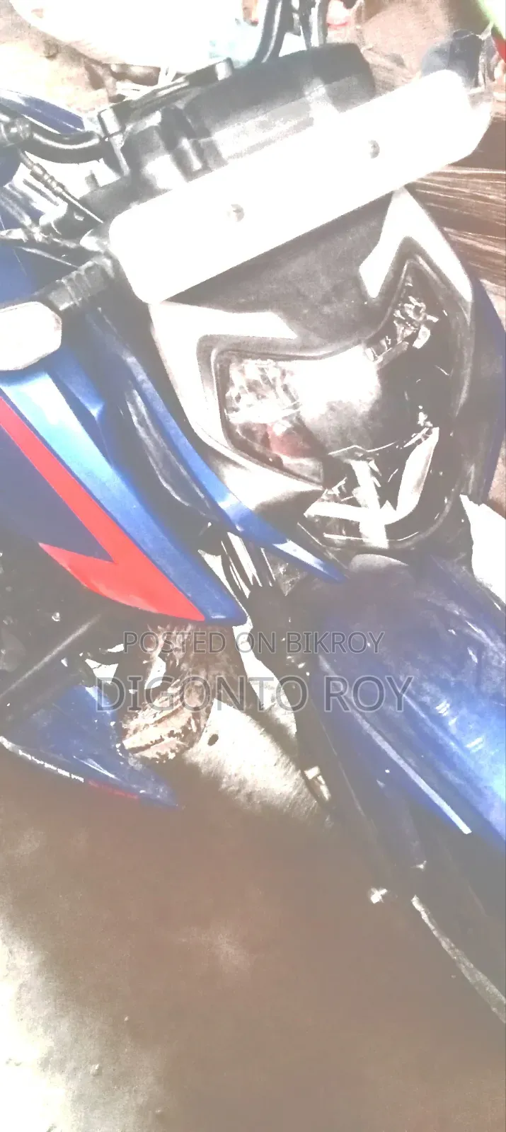 New TVS Apache RTR 160 4V 2024 Blue