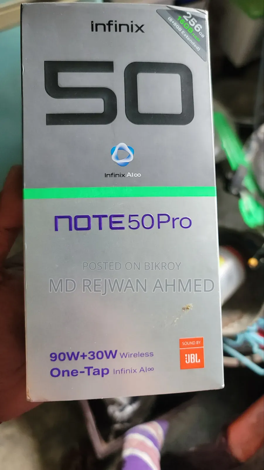 Infinix Note 50 Pro 4G 256 GB White